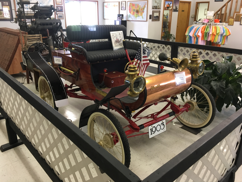 This Oldsmobile was also at the Brutus museum